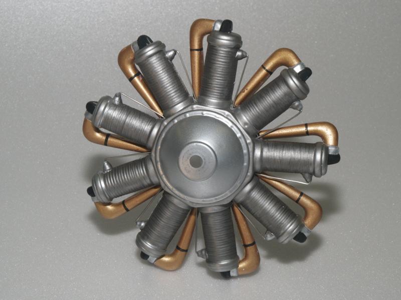 2 5/8in Dia 9 Cylinder Wasp Radial P/N 1028-2
